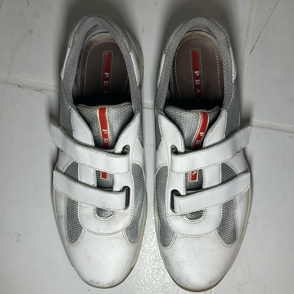 Prada Americas Cup Velcro Sneaker Men's Prada Size 8.5